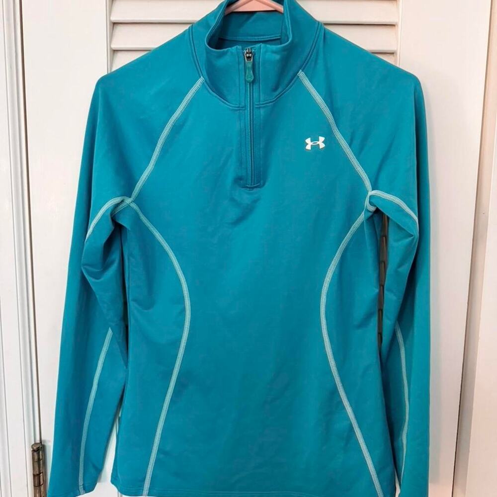Under armour teal quarter zip